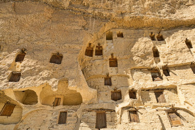 Low angle view of old ruins