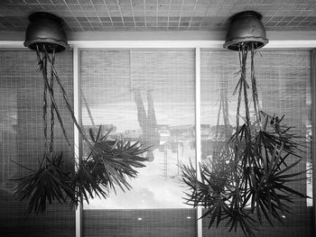 View of street light against sky