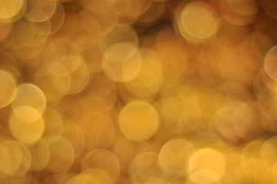 Defocused image of lights