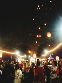 Crowd at music concert