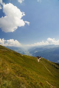 Scenic view of landscape against sky