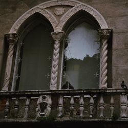 Low angle view of historic building