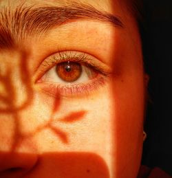 Close-up portrait of woman