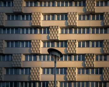 Low angle view of building in city