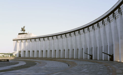 View of historical building against clear sky