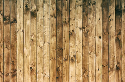 Full frame shot of wooden wall