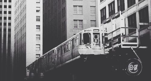 Low angle view of buildings in city