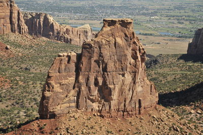 Views from the colorado national monument national park near grand jun