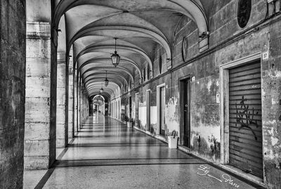 Corridor of building