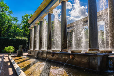 View of fountain