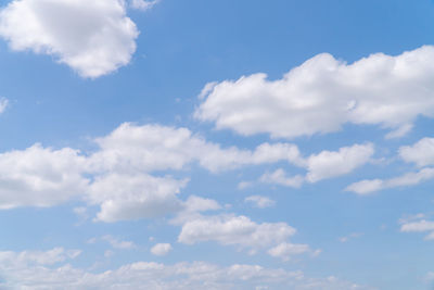 Low angle view of clouds in sky