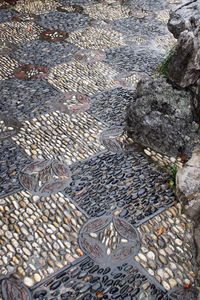 Full frame shot of stones