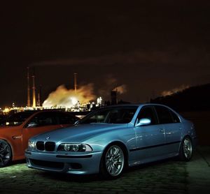 Cars at night