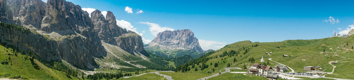 Panoramic view of landscape against sky