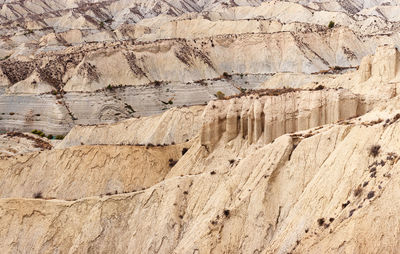 View of rock formations