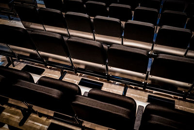 Full frame shot of empty seats