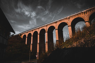 Railway viaduct in greene lower saxony