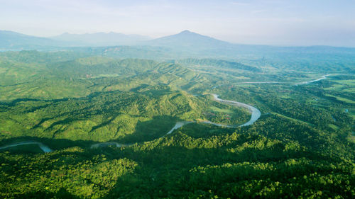 Scenic view of landscape against sky