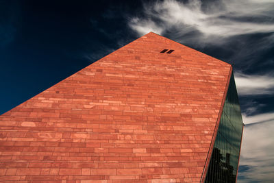 Low angle view of building against sky