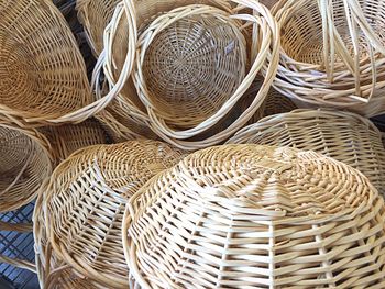 Detail shot of baskets