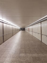 Walkway in corridor