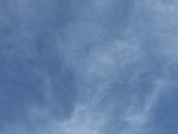 Low angle view of clouds in sky