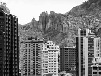 View of buildings in city