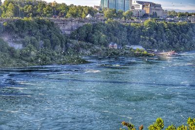 Scenic view of river