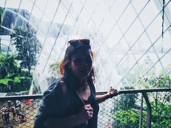 Portrait of young woman