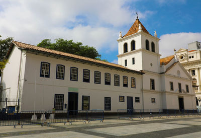 Exterior of building pateo do colegio in sao paulo, brazil