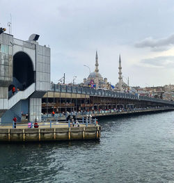 View of buildings at waterfront