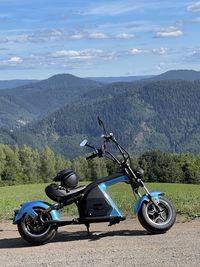 Bicycle on mountain