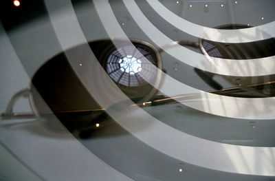 Low angle view of modern ceiling