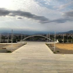 Built structure against cloudy sky