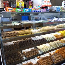 High angle view of food for sale at store