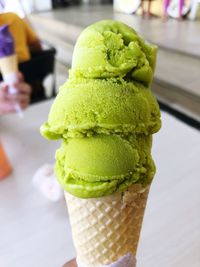 Close-up of ice cream