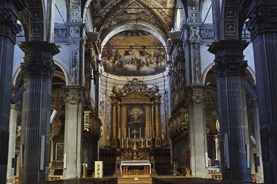 Interior of church