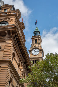 Low angle view of building against sky