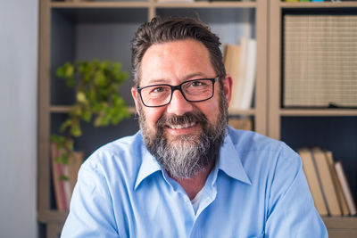 Portrait of smiling man