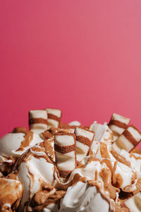 High angle view of food