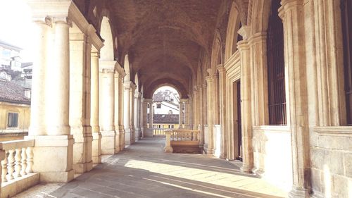 Corridor of historic building