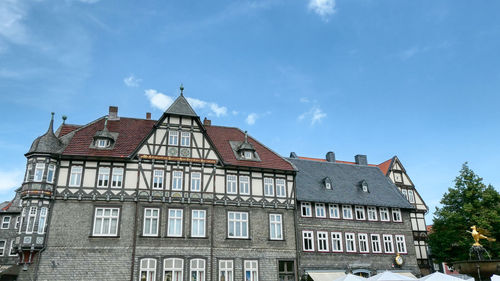 Low angle view of building against sky