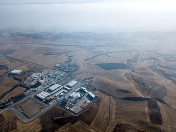 High angle view of landscape