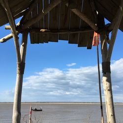 Pier on sea