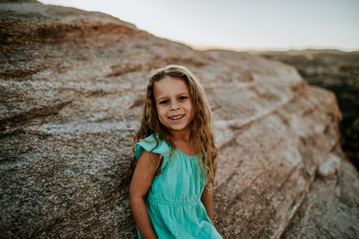 Portrait of smiling girl