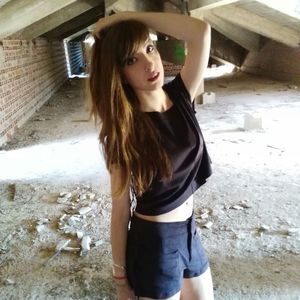 Portrait of young woman