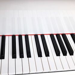 Close-up of piano keys