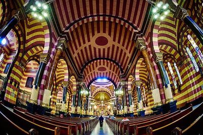 Interior of church