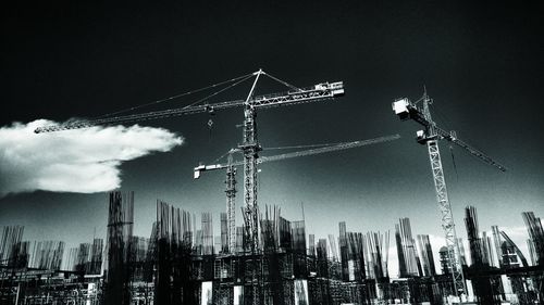 Low angle view of building against sky