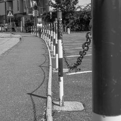 View of empty road